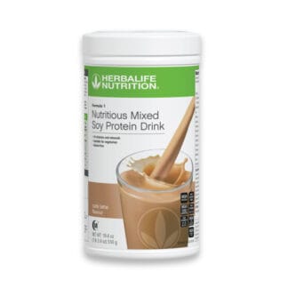Herbalife Formula 1 Nutritious Mixed Soy Protein Drink Shake - Café Latte 550g
