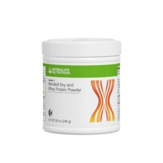 Herblife Formula 3 - Blended Soy and Whey Protein Powder 240g Ingredients Nutrition Fact